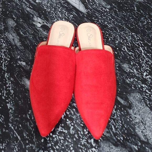 BRAND NEW SHOE LAND CALLY MULES CLOSED POINTED TOE BACKLESS SLIP-ON SLI… - Picture 3 of 15